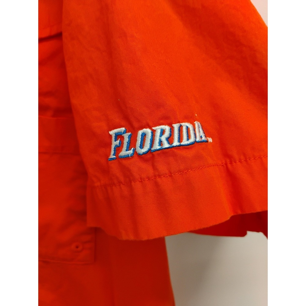 Columbia Florida Gators Orange Fishing Vented Button Up Shirt Men's XXL - Picture 7 of 16